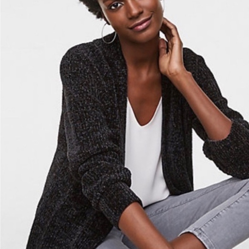 Loft Chenille Open Cardigan